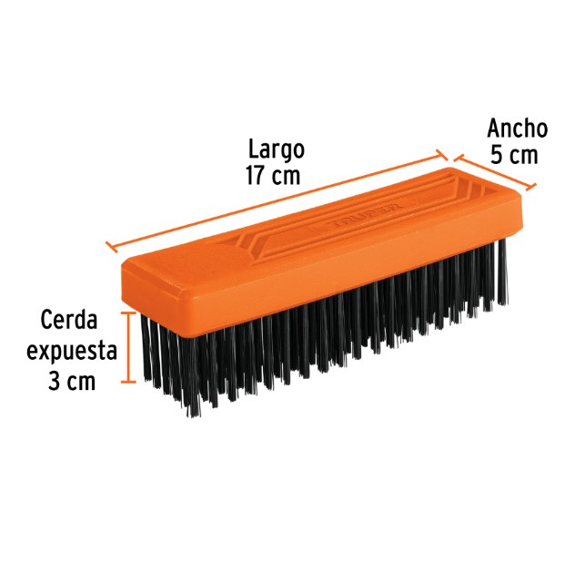 ESCOBILLA ACERO 19 HILERAS TRUPER imagen 2
