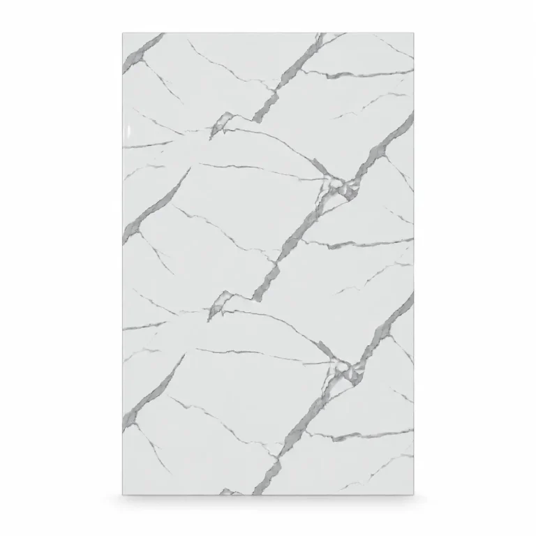 Panel Muro UV SPC Mármol Calacatta 1.22x2.44mt x 2mm