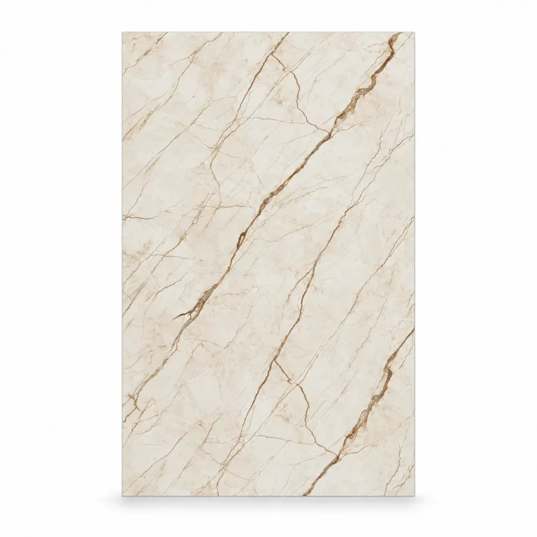 Panel Muro UV SPC Mármol Beige 1.22x2.44mt x 2mm